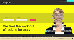 Desktop Screenshot of es.jobrapido.com