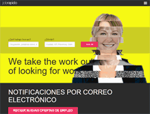 Tablet Screenshot of es.jobrapido.com